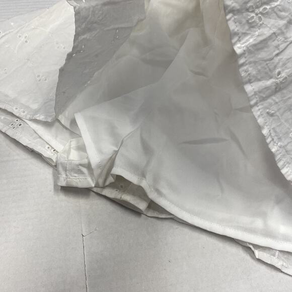 River Island white playsuit romper boho size small (b19) - Picture 5 of 8